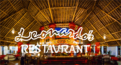Desktop Screenshot of leonardos-restaurant-diani.com